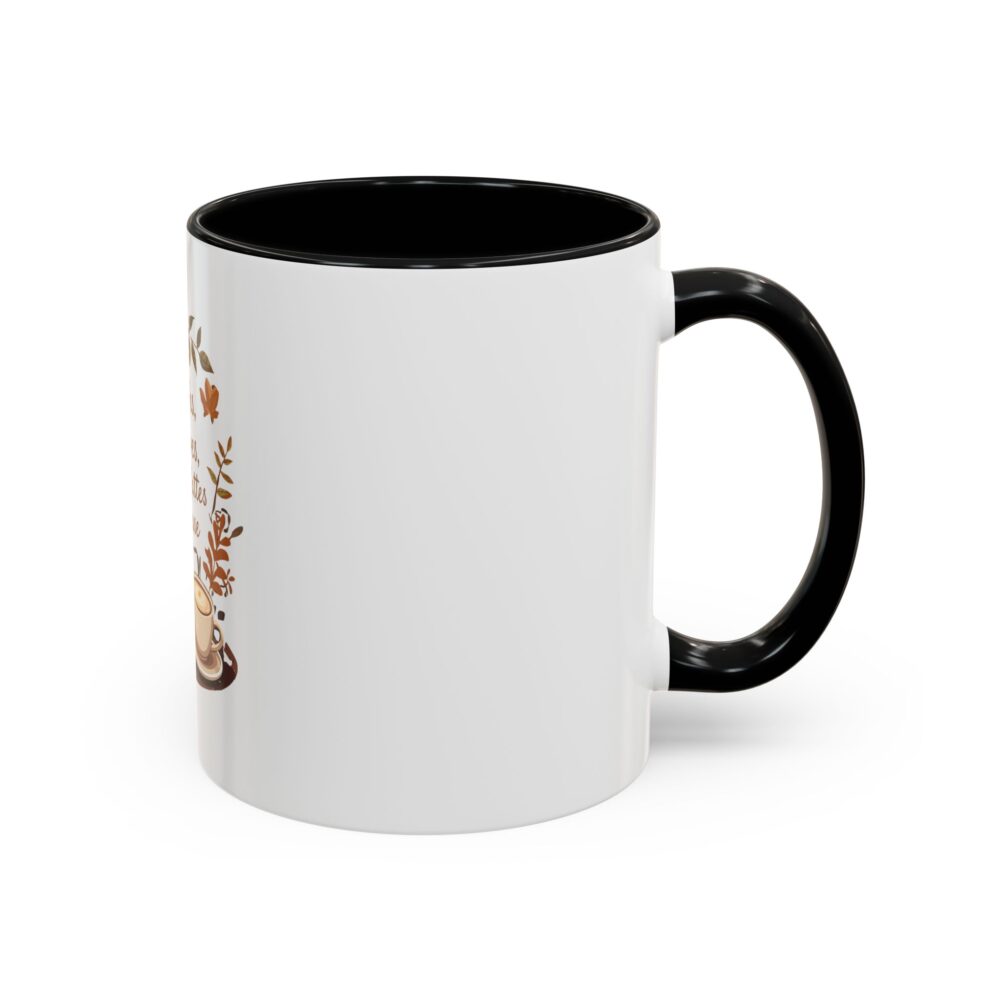 Books, Leaves, and Lattes Please - Coffee Mug - Image 2