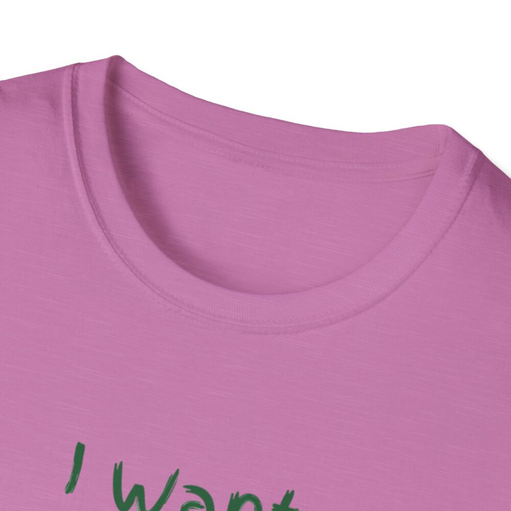 I Want to Be a Schwa! It's Never Stressed! - Unisex Soft Style T-Shirt - Image 43