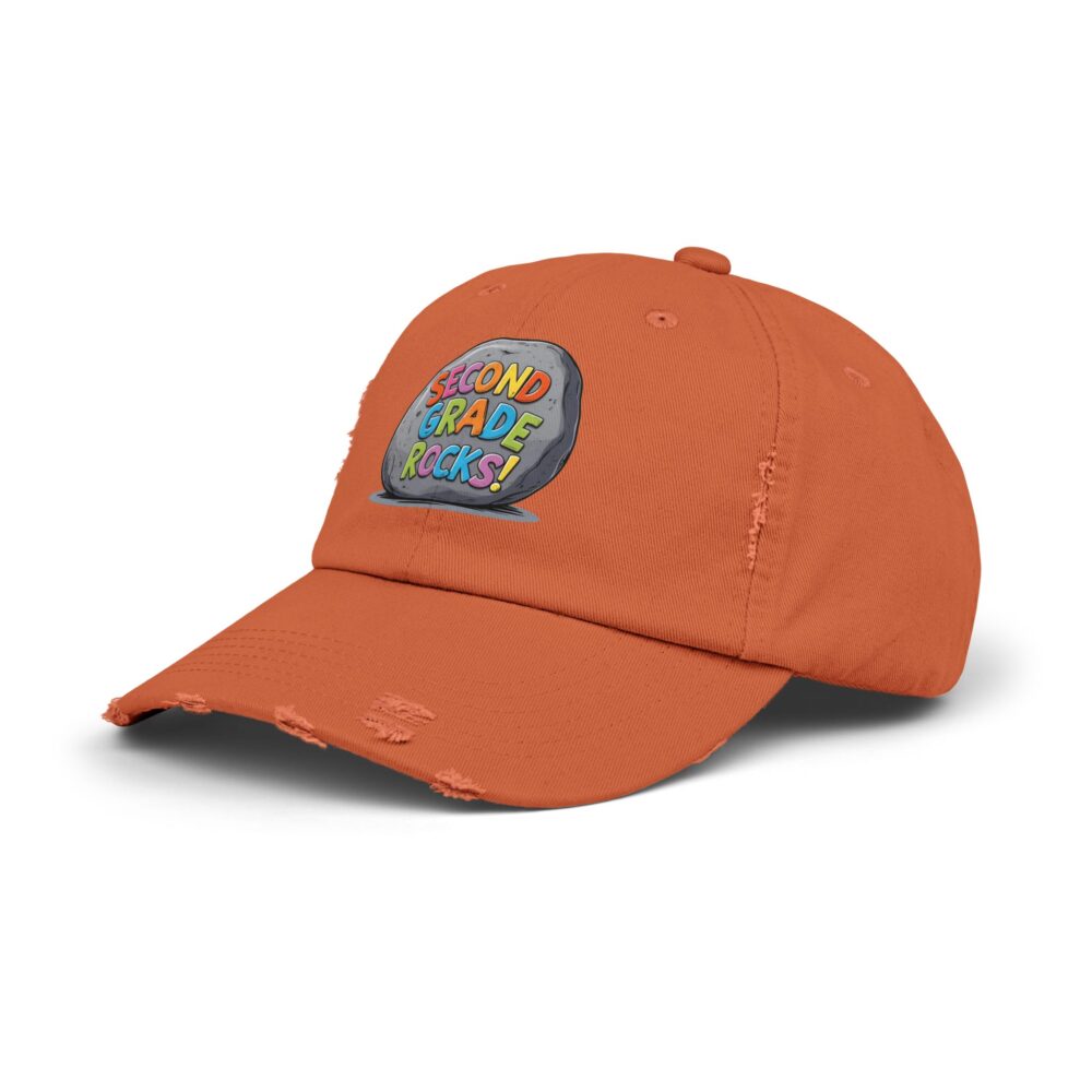 Second Grade Rocks, Unisex Adjustable Baseball Cap - Image 10