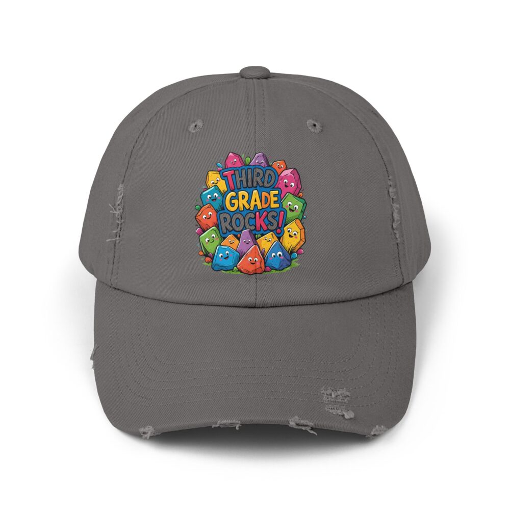 Third Grade Rocks, Unisex Adjustable Baseball Cap - Image 21