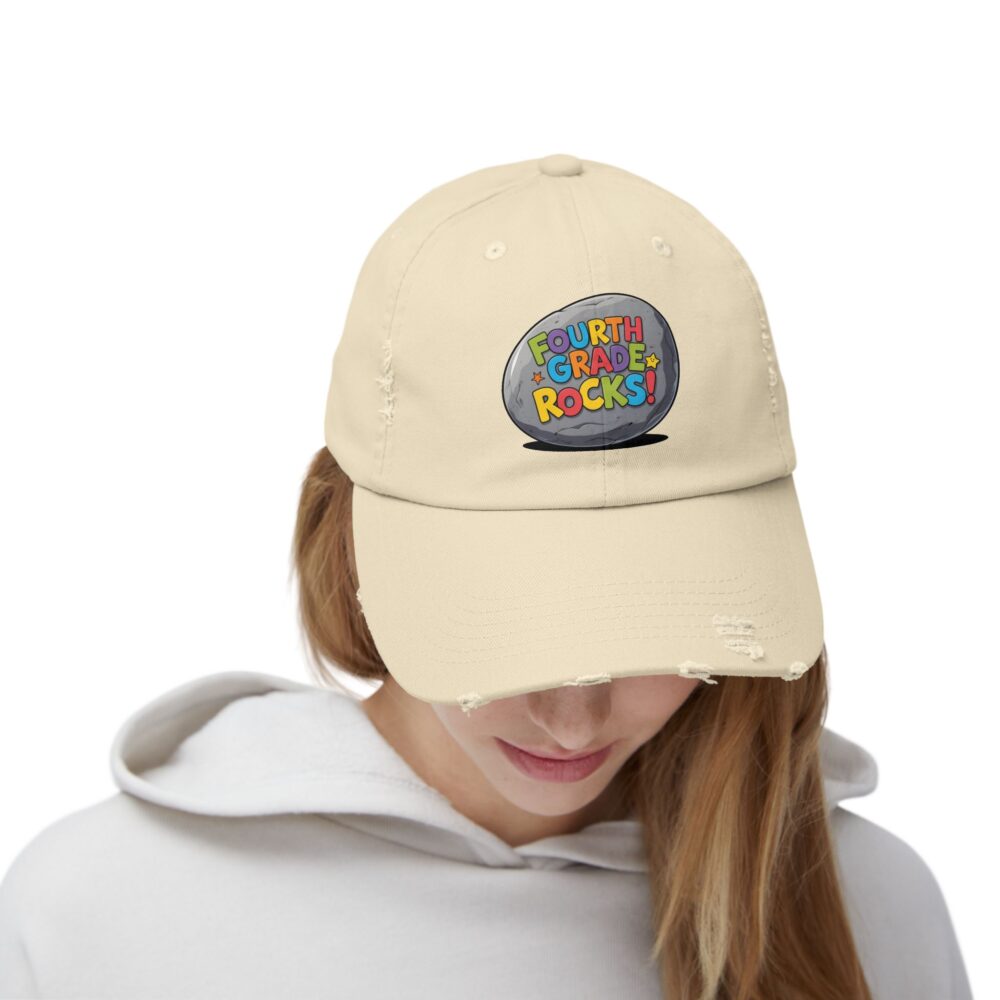 Fourth Grade Rocks, Unisex Adjustable Baseball Cap - Image 8