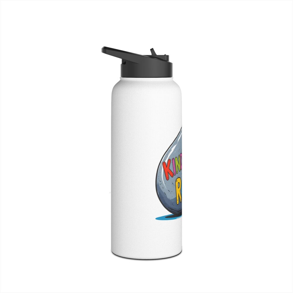 Kindergarten Rocks (white) - Stainless Steel Water Bottle - Image 11