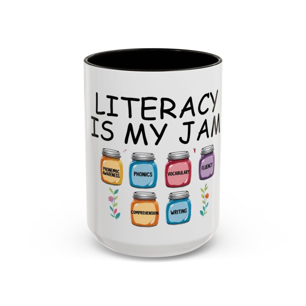 Literacy is My Jam - Colorful Mugs (11oz, 15oz) - Image 29