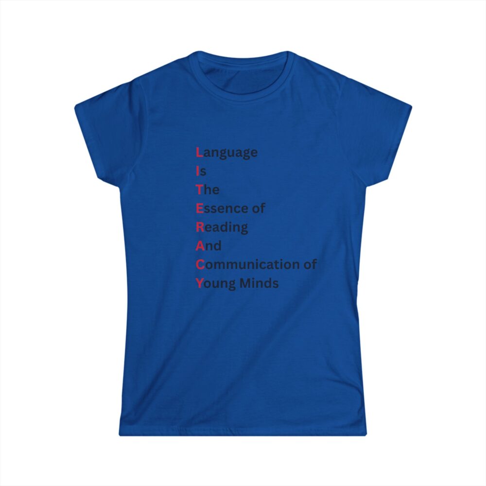 LITERACY - Women's Soft style t-shirt - Image 16