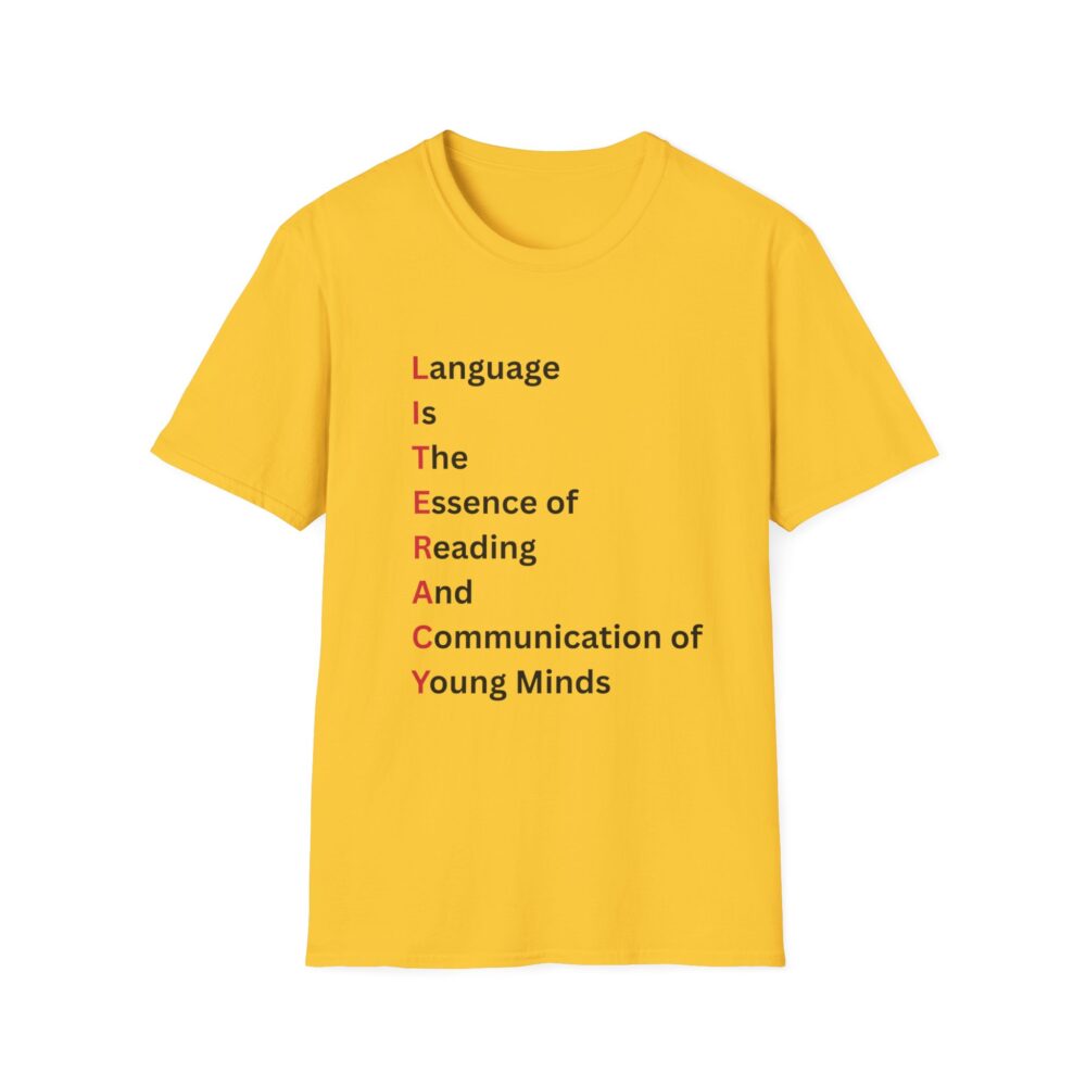 LITERACY - Unisex Soft style T-Shirt - Image 13