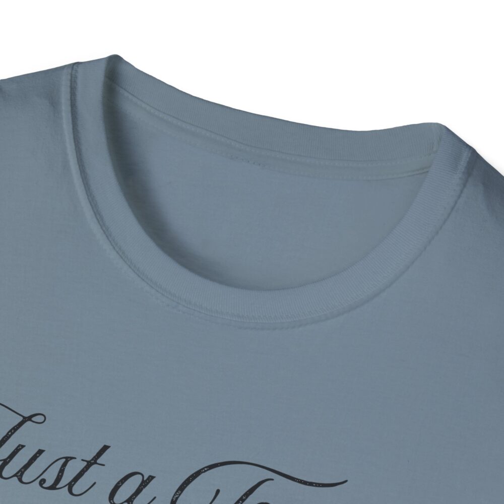 Just a Teacher Who Loves Jesus (black print) - Unisex Soft style T-Shirt - Image 43