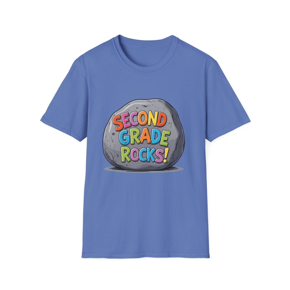 Second Grade Rocks - Unisex Soft style T-Shirt - Image 29