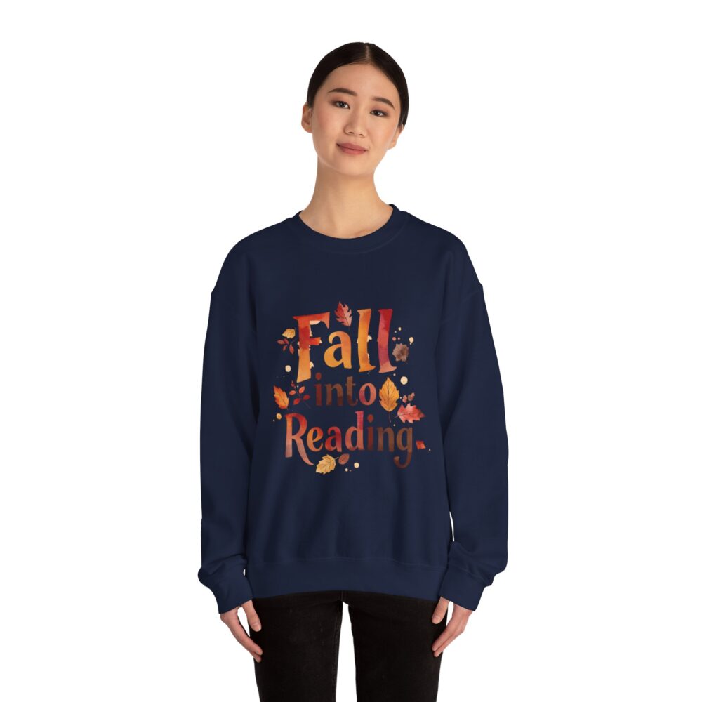 Fall Into Reading-Crewneck Sweatshirt - Image 44