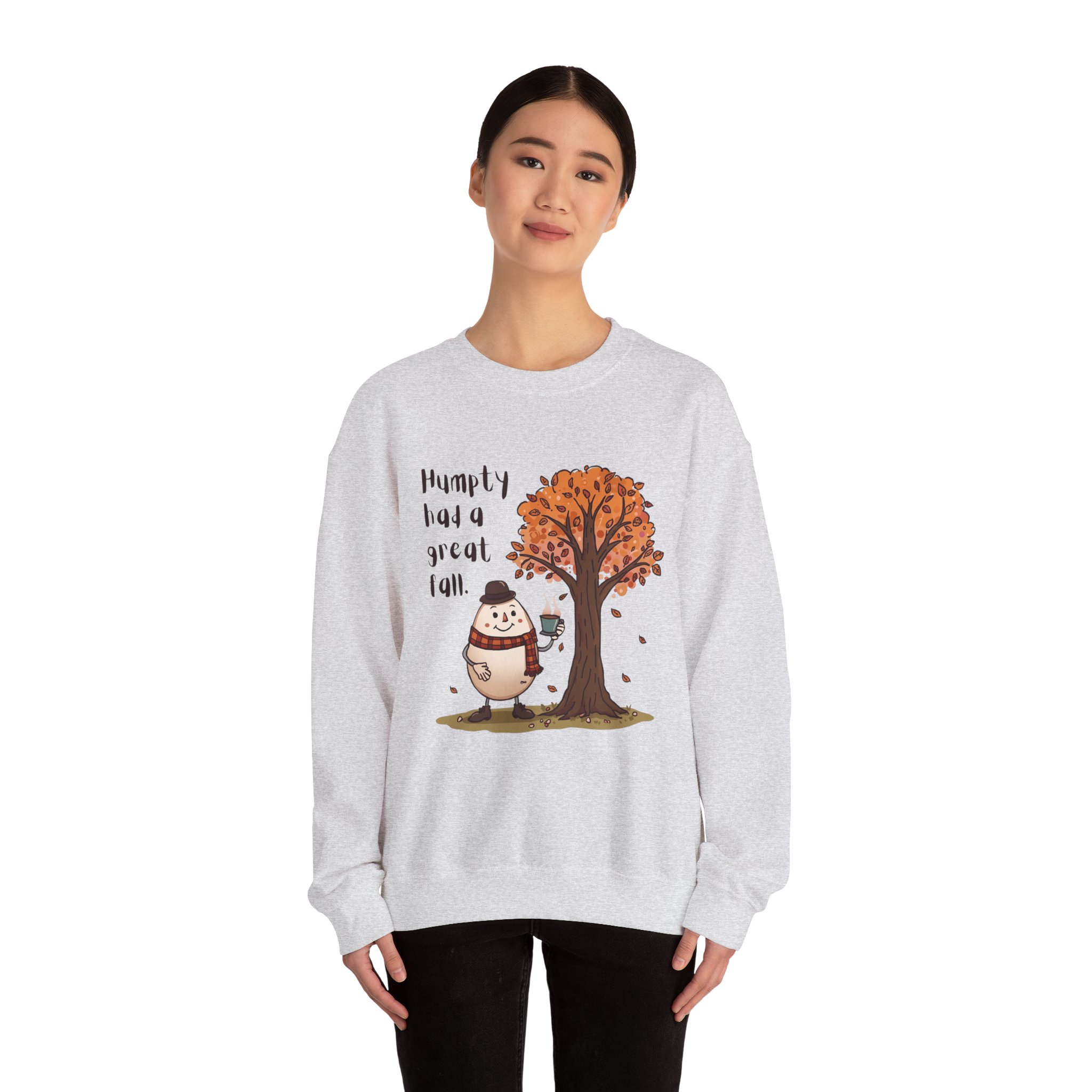 Humpty had a great Fall-Crewneck Sweatshirt - Image 8