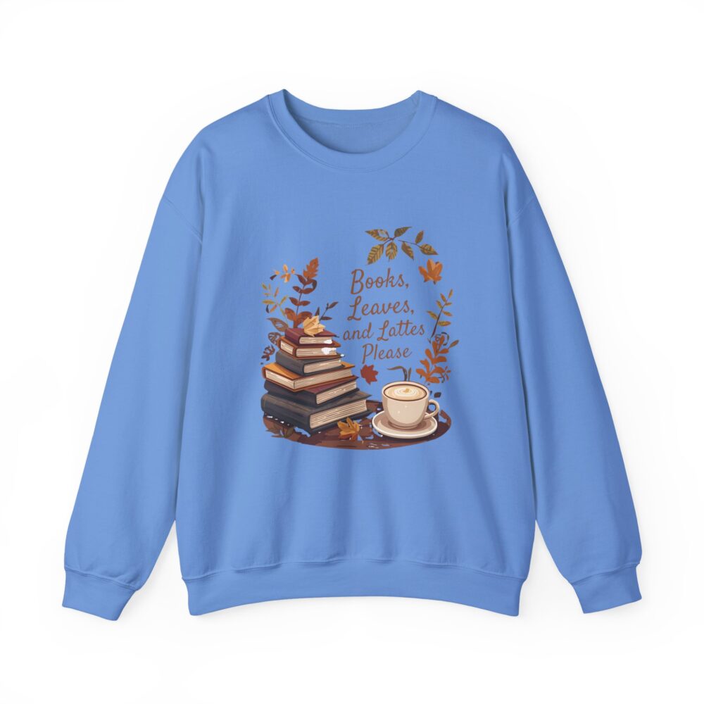 Books, Leaves, and Lattes Please-Crewneck Sweatshirt - Image 21