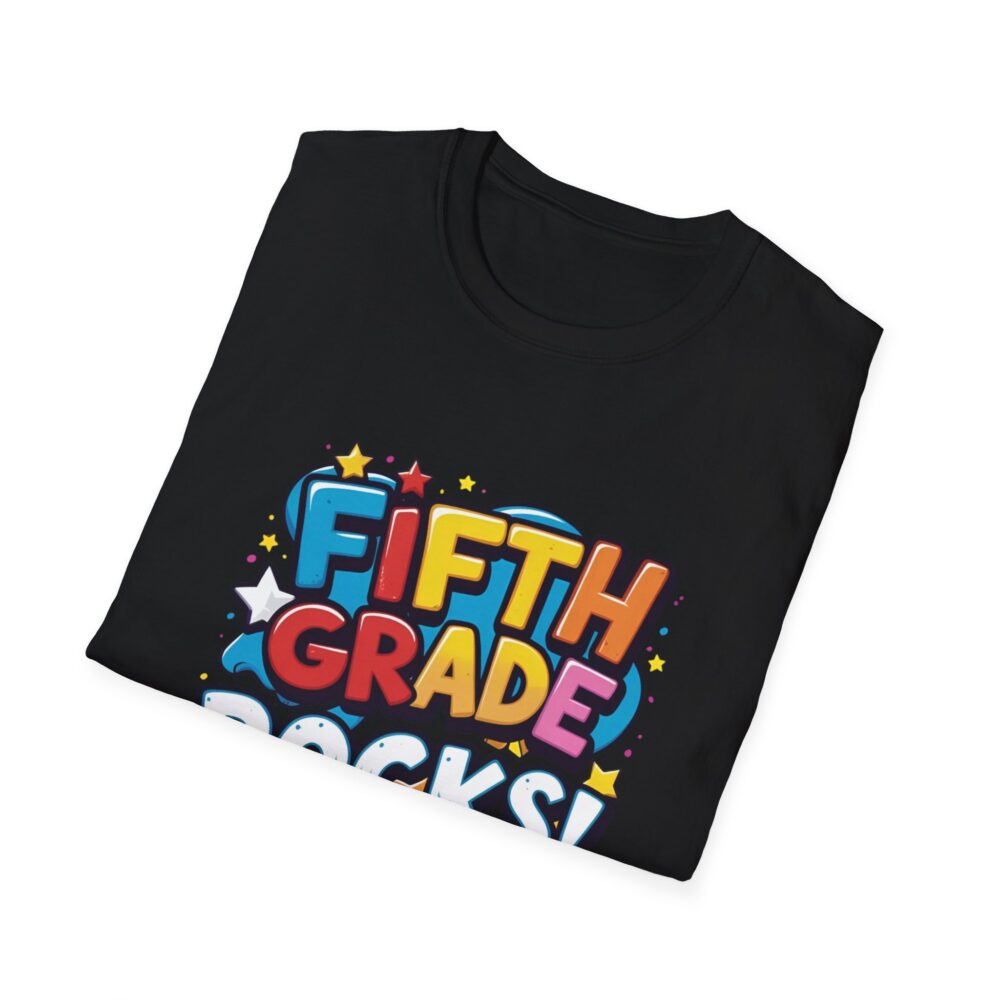 Fifth Grade Rocks - Unisex Soft style T-Shirt - Image 8