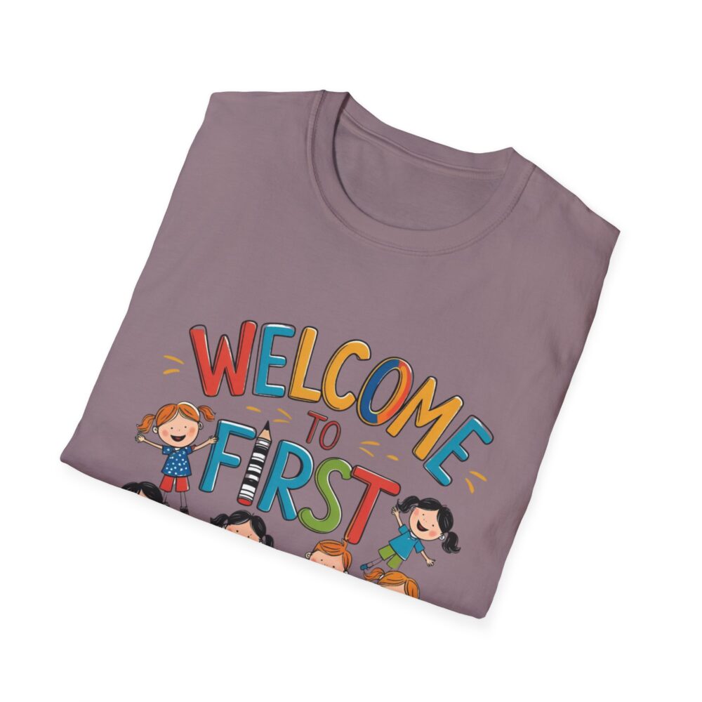 Welcome to First Grade - Unisex Soft style T-Shirt - Image 52
