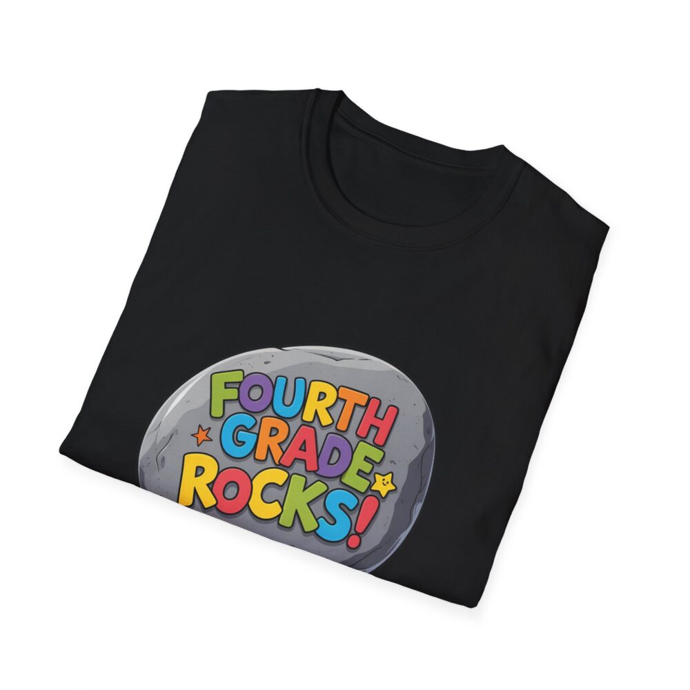 Fourth Grade Rocks - Unisex Soft style T-Shirt - Image 8