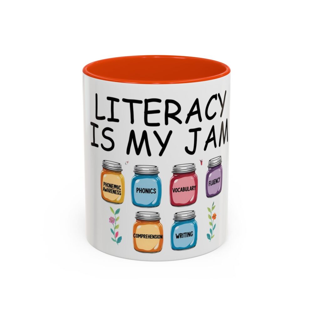Literacy is My Jam - Colorful Mugs (11oz, 15oz) - Image 17