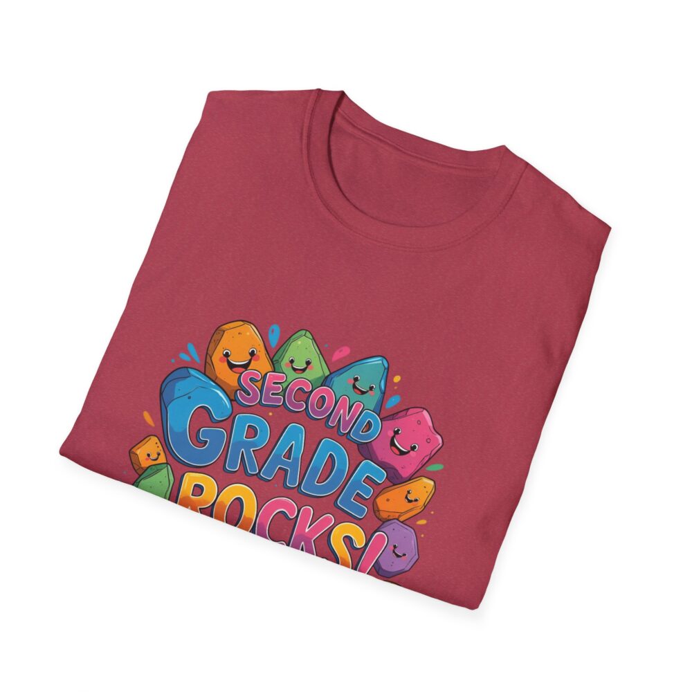 Second Grade Rocks - Unisex Soft style T-Shirt - Image 60