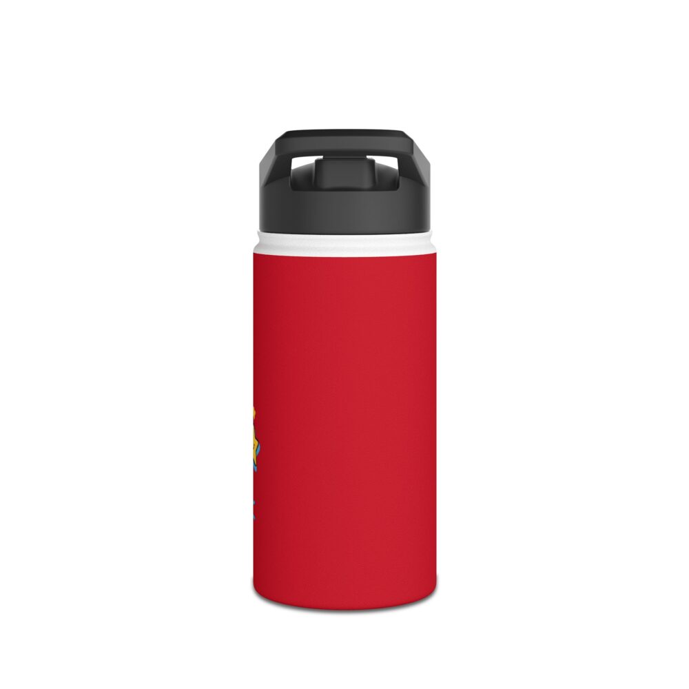 First Grade Rocks (red) - Stainless Steel Water Bottle - Image 2