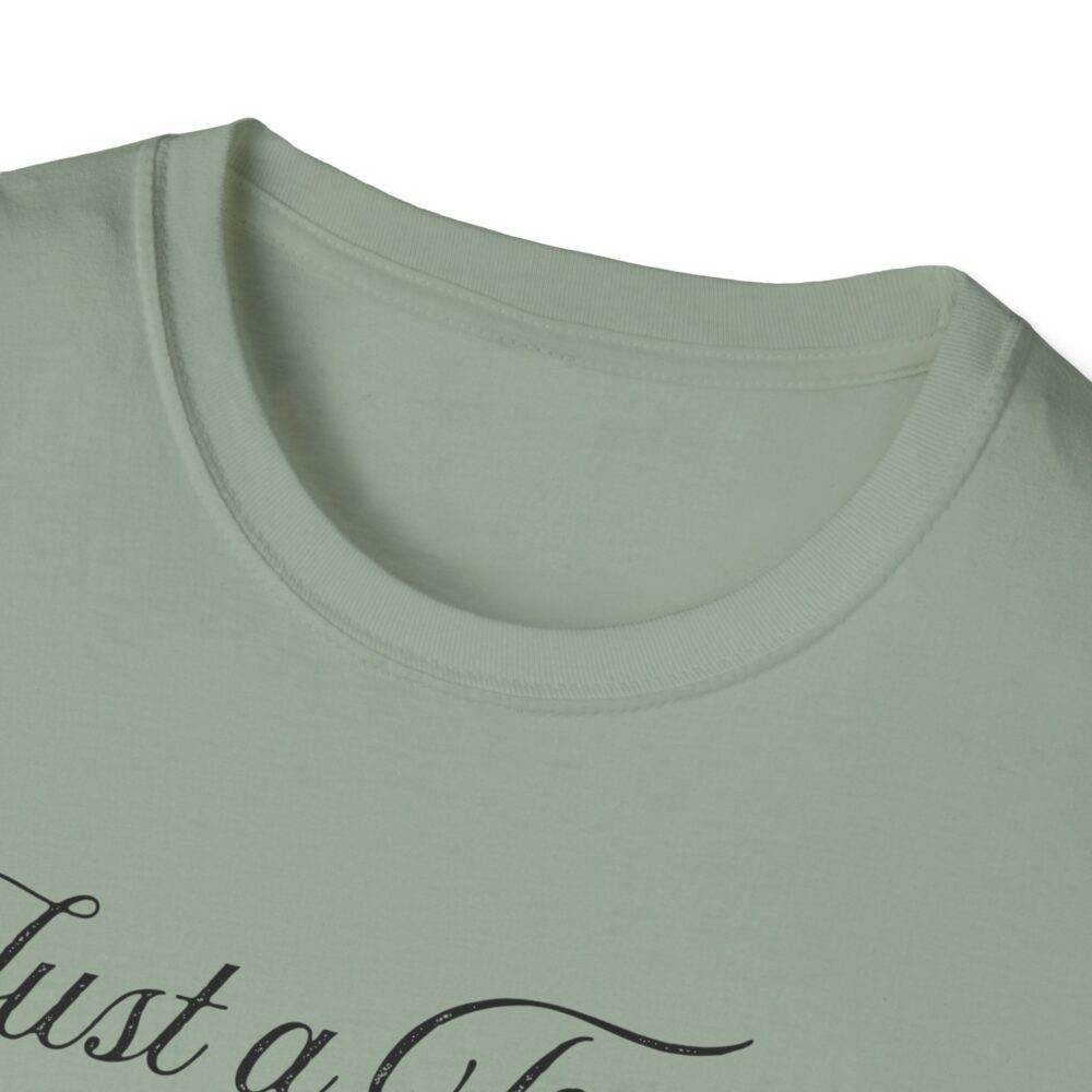 Just a Teacher Who Loves Jesus (black print) - Unisex Soft style T-Shirt - Image 23