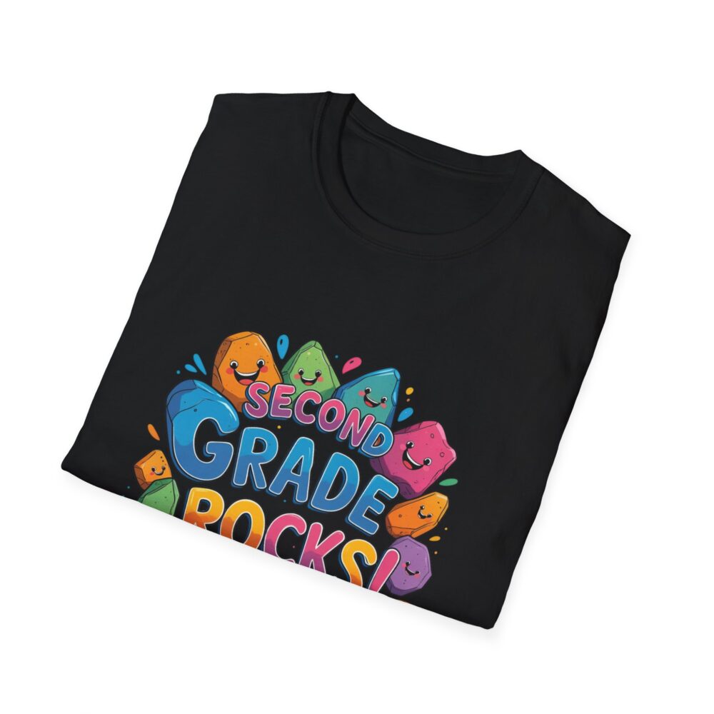 Second Grade Rocks - Unisex Soft style T-Shirt - Image 8