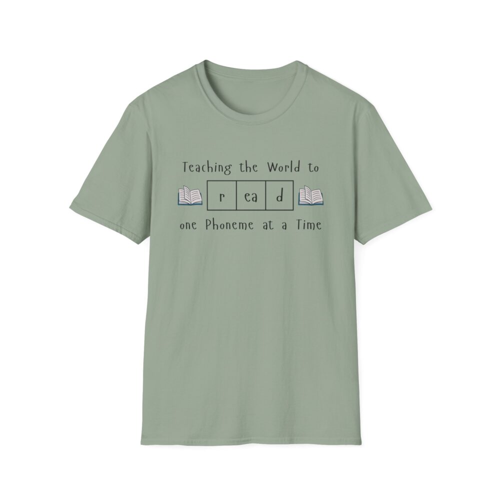 Teaching the World to "Read" One Phoneme at a Time - Unisex Soft style T-Shirt - Image 21