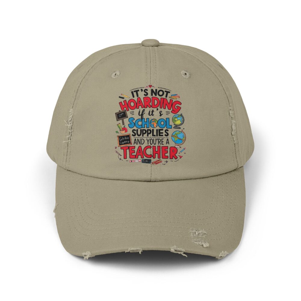 It's Not Hoarding if It's School Supplies... - Unisex Adjustable Baseball Cap - Image 5