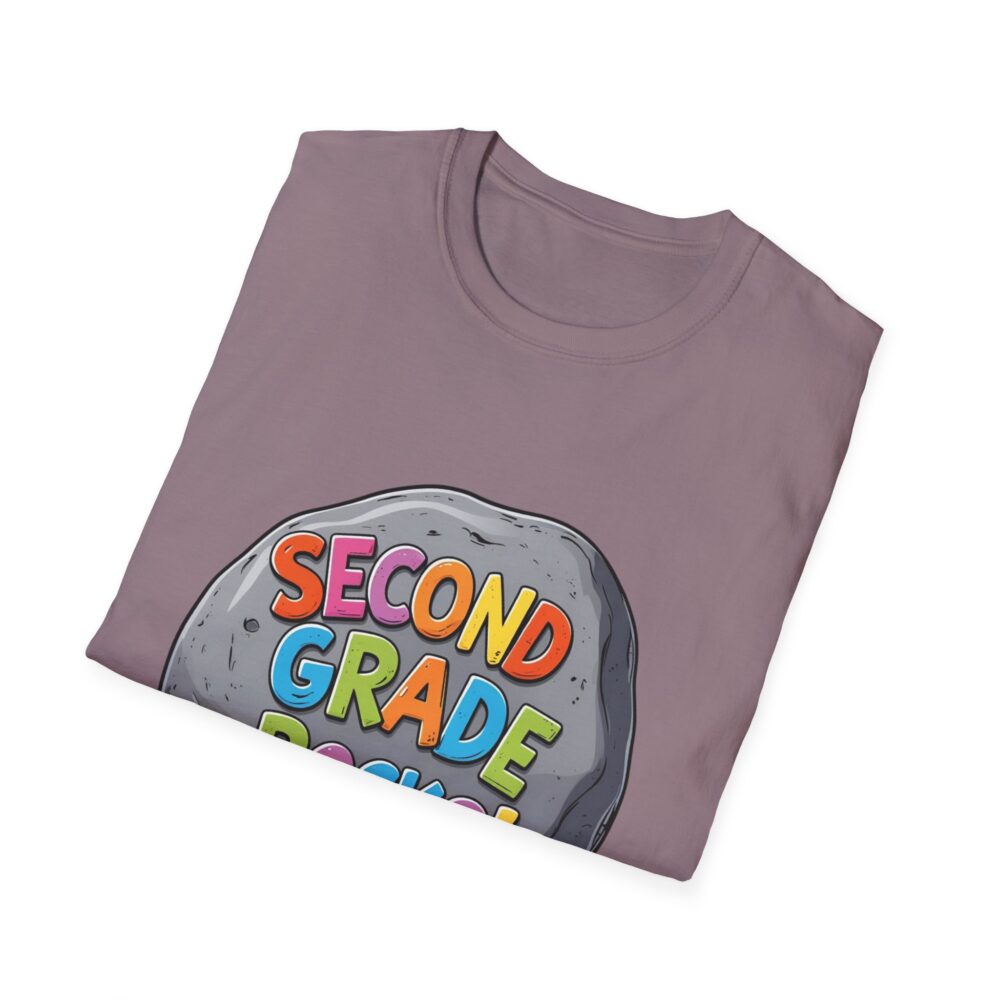 Second Grade Rocks - Unisex Soft style T-Shirt - Image 52