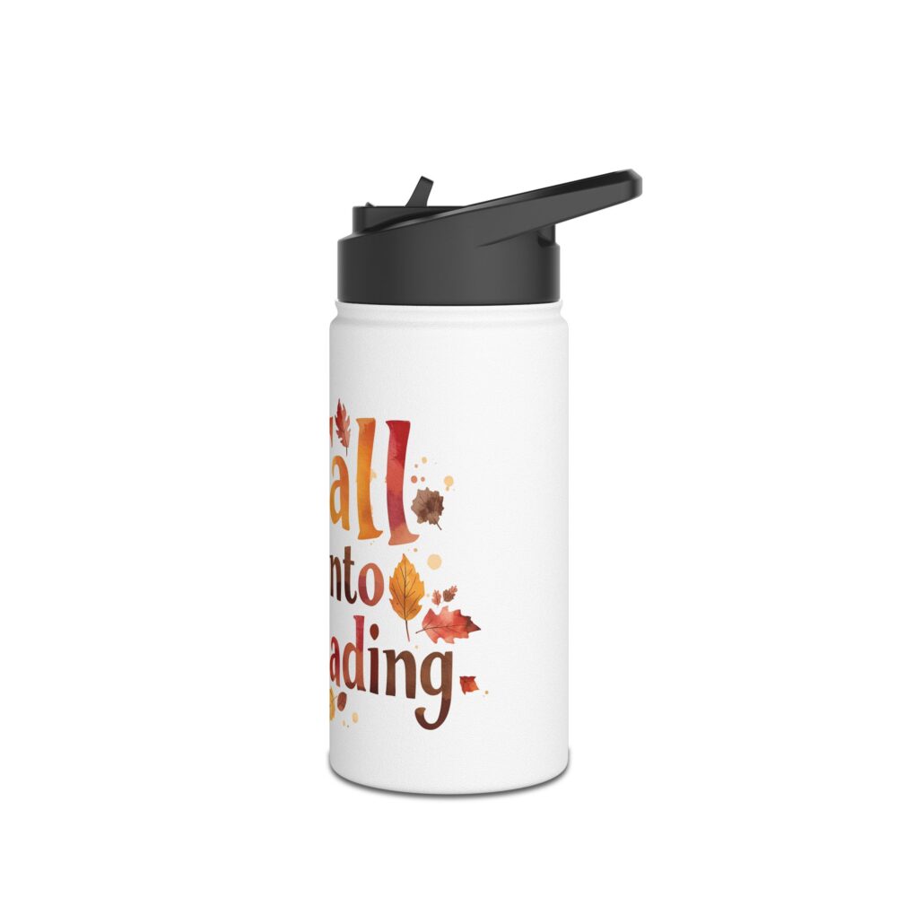 Fall Into Reading-Stainless Steel Water Bottle - Image 4