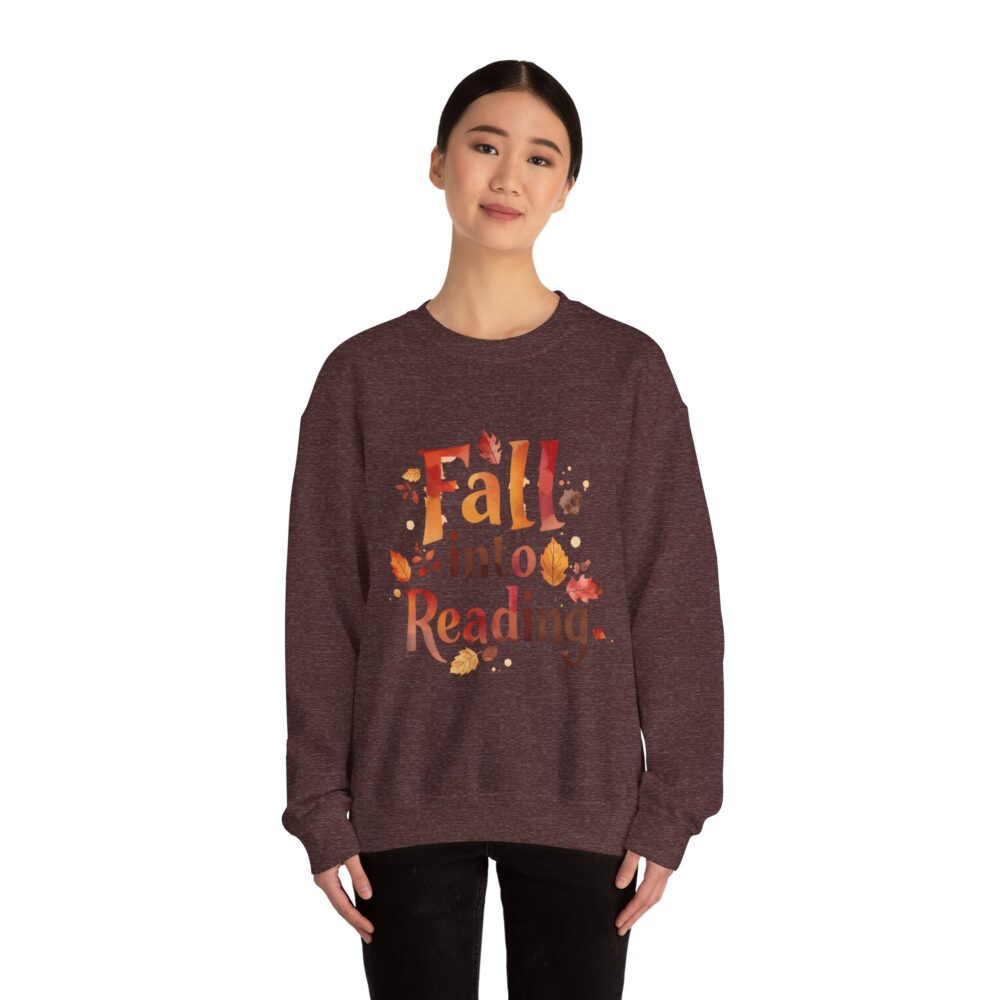 Fall Into Reading-Crewneck Sweatshirt - Image 12