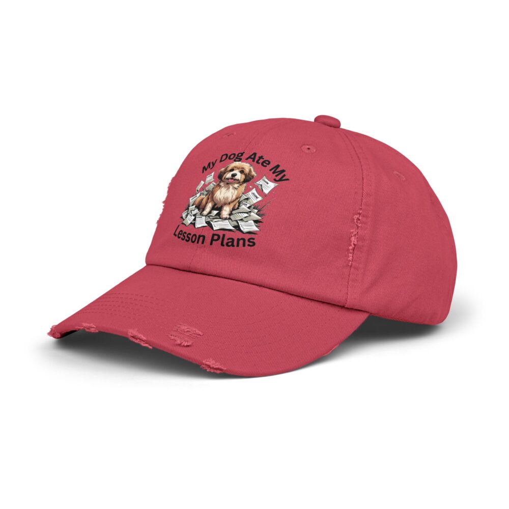 My Dog Ate My Lesson Plans, Unisex Adjustable Baseball Cap - Image 26