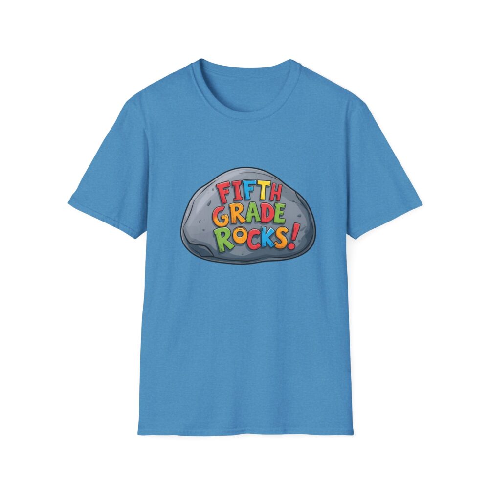 Fifth Grade Rocks - Unisex Soft style T-Shirt - Image 21