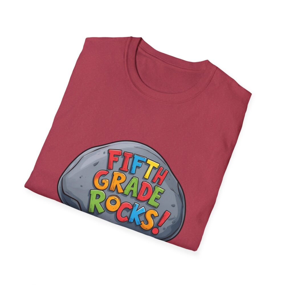Fifth Grade Rocks - Unisex Soft style T-Shirt - Image 60