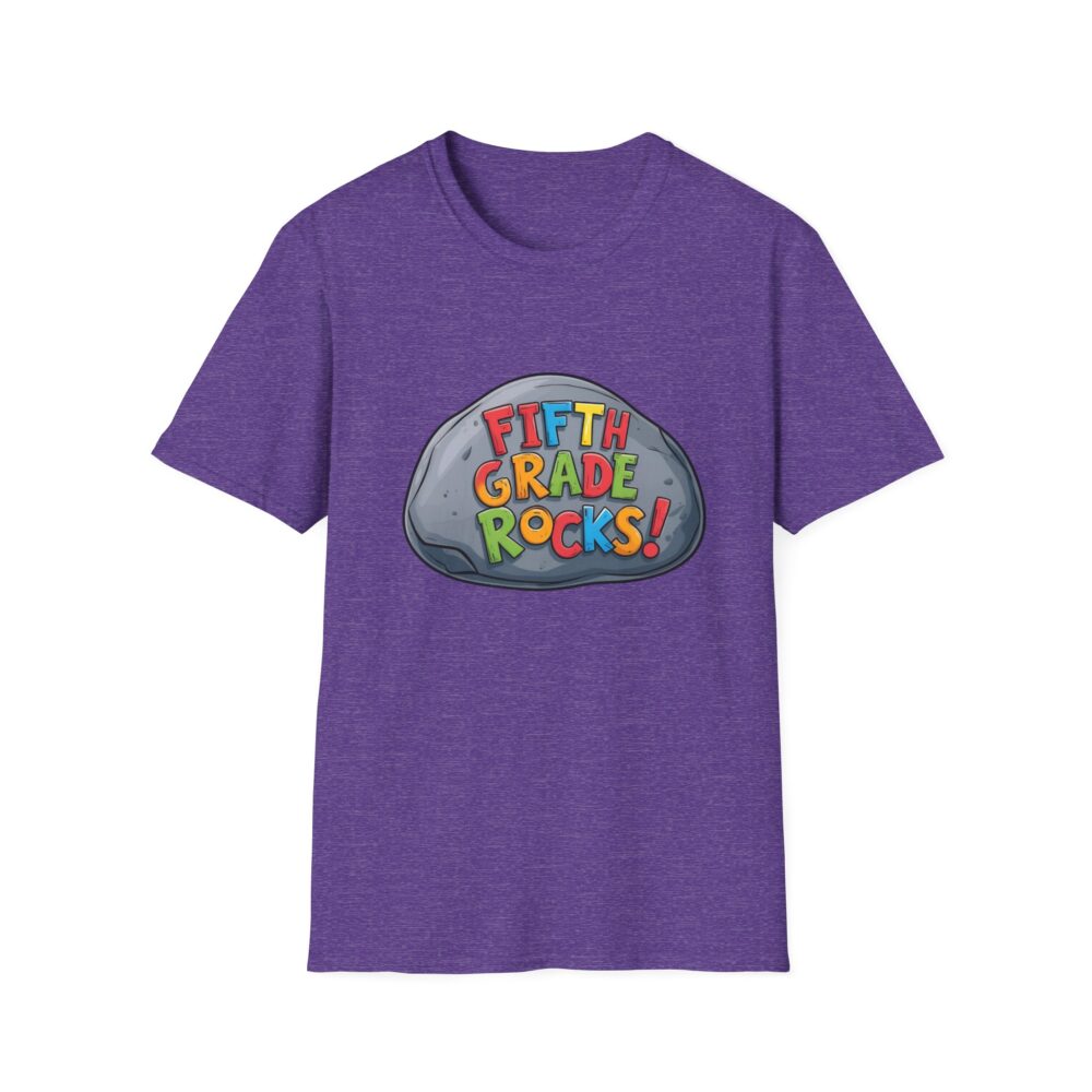 Fifth Grade Rocks - Unisex Soft style T-Shirt - Image 41