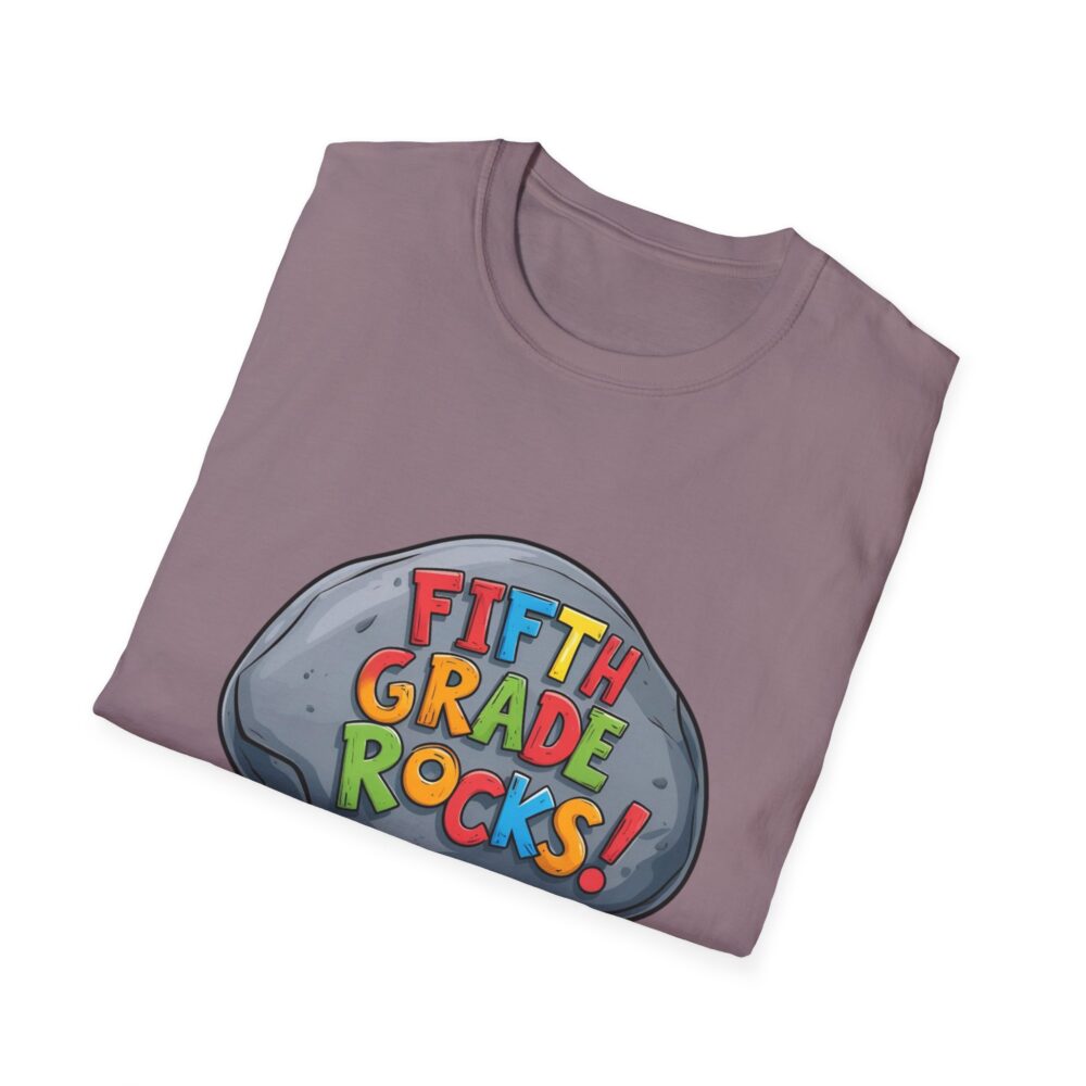 Fifth Grade Rocks - Unisex Soft style T-Shirt - Image 52