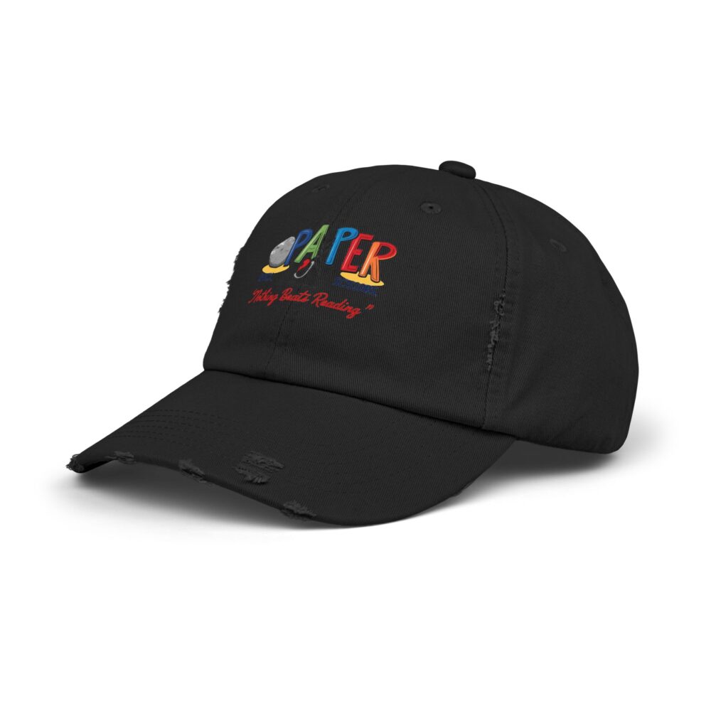 Rock, Paper, Scissors, Nothing Beats Reading - Unisex Adjustable Baseball Cap - Image 2