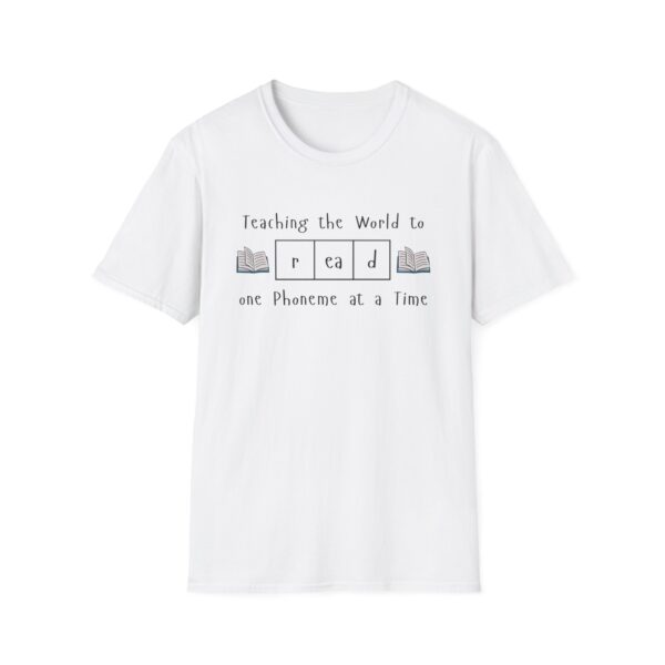 Teaching the World to "Read" One Phoneme at a Time - Unisex Soft style T-Shirt
