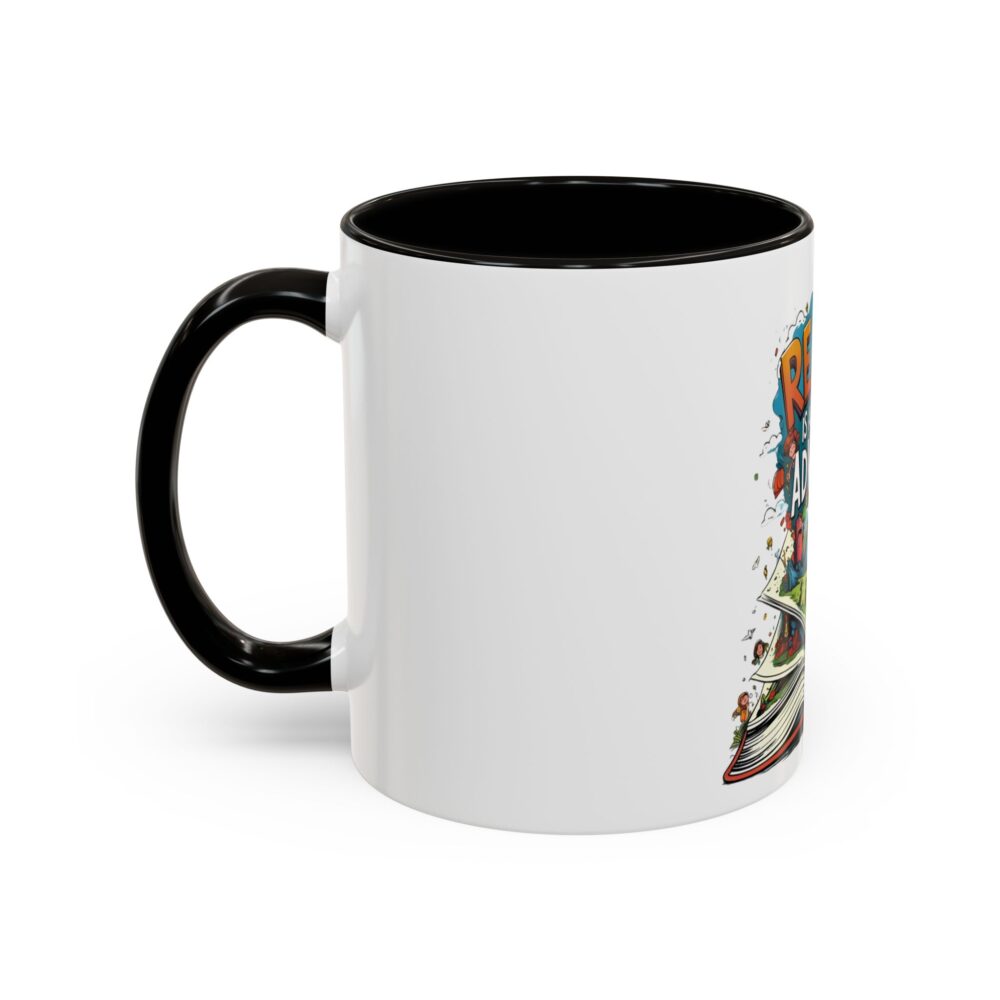 Reading is a Ticket to Adventure - Colorful Mugs (11oz, 15oz) - Image 4