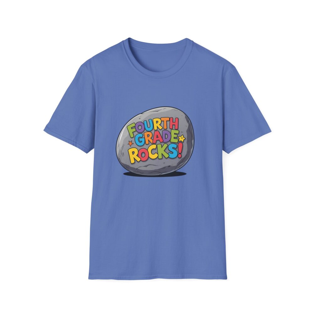 Fourth Grade Rocks - Unisex Soft style T-Shirt - Image 29