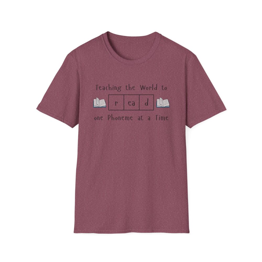 Teaching the World to "Read" One Phoneme at a Time - Unisex Soft style T-Shirt - Image 57