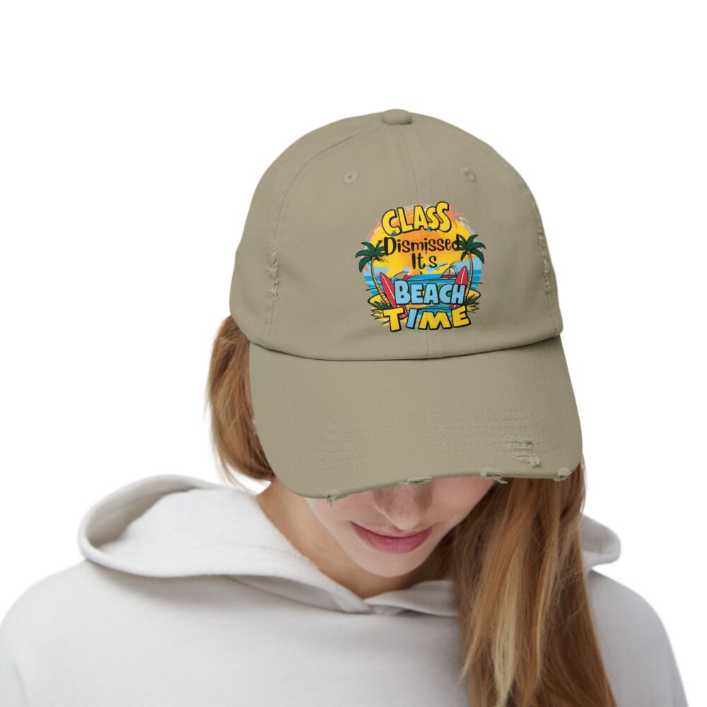 Class Dismissed It is Beach Time - Unisex Adjustable Baseball Cap - Image 16