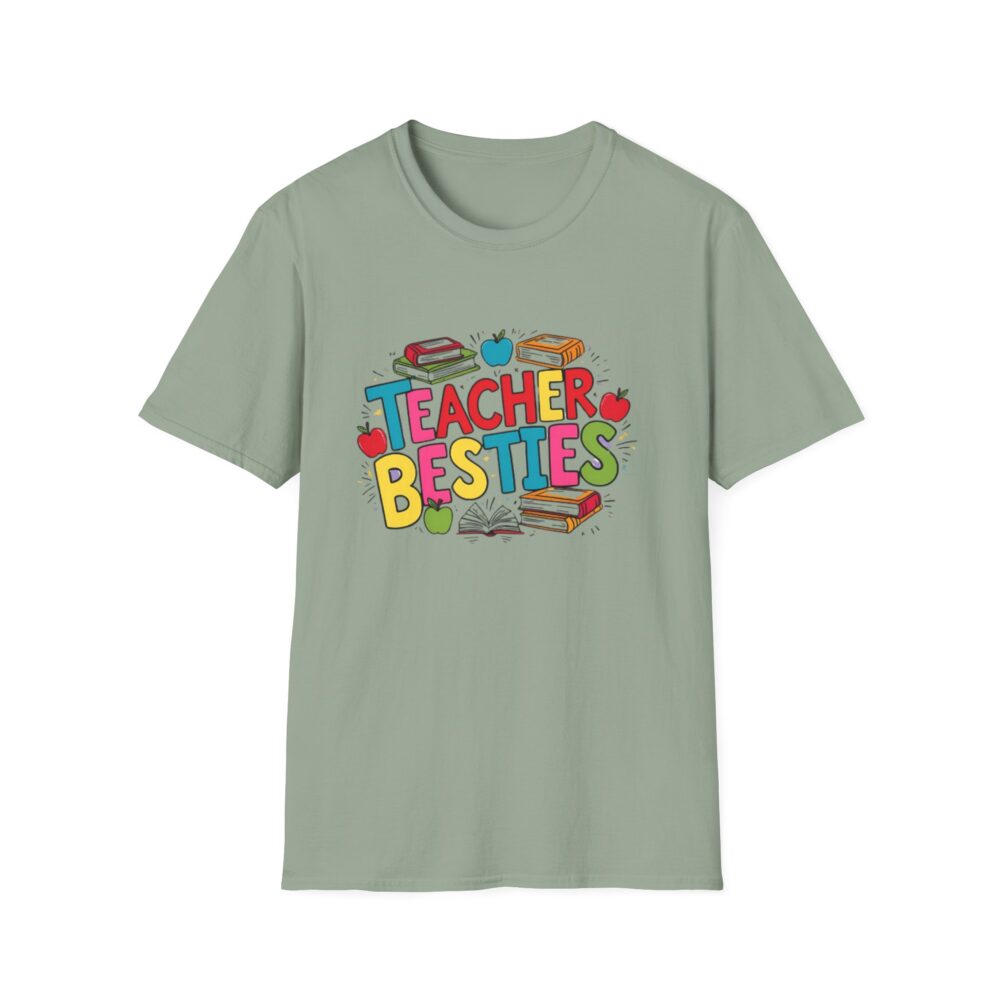 Teacher Besties - Unisex Soft style T-Shirt - Image 17