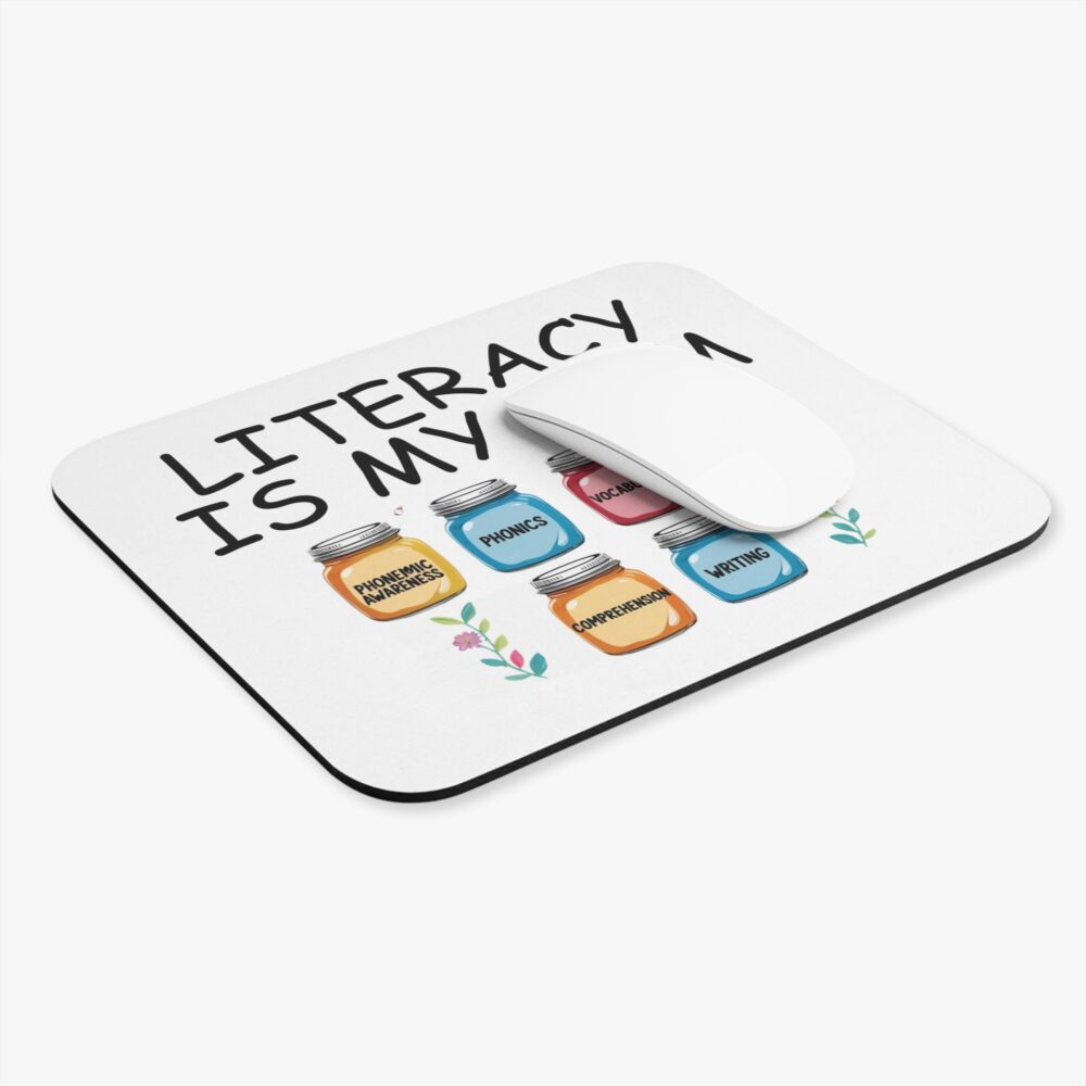 Literacy is My Jam - Mouse Pad - Image 3