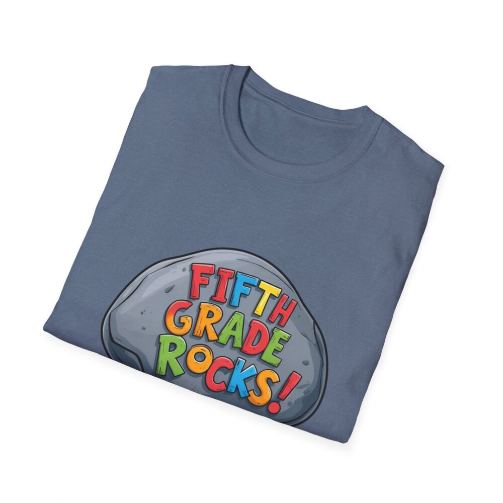 Fifth Grade Rocks - Unisex Soft style T-Shirt - Image 40