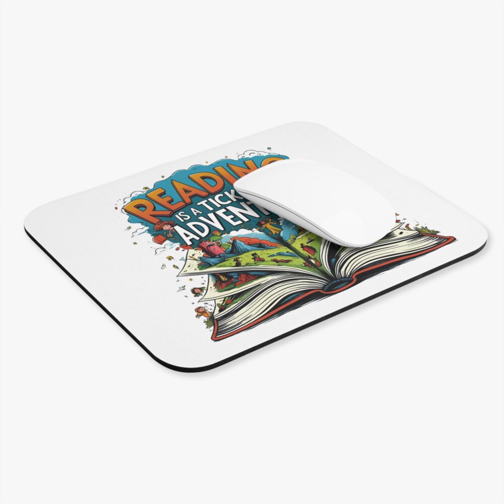 Reading is a Ticket to Adventure - Mouse Pad - Image 3