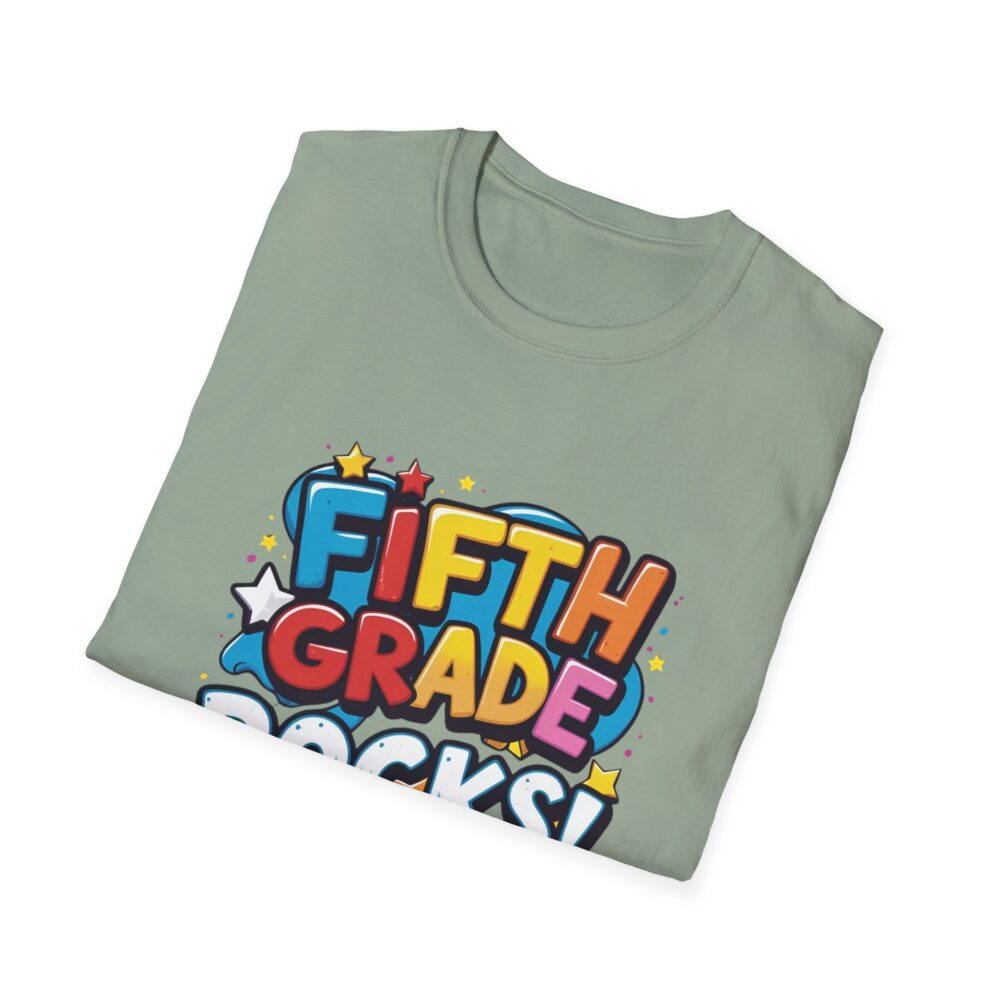 Fifth Grade Rocks - Unisex Soft style T-Shirt - Image 20
