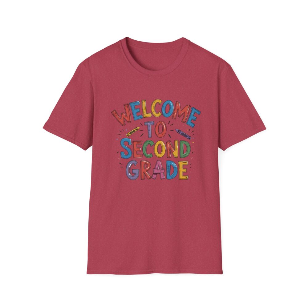 Welcome to Second Grade - Unisex Soft style T-Shirt - Image 57