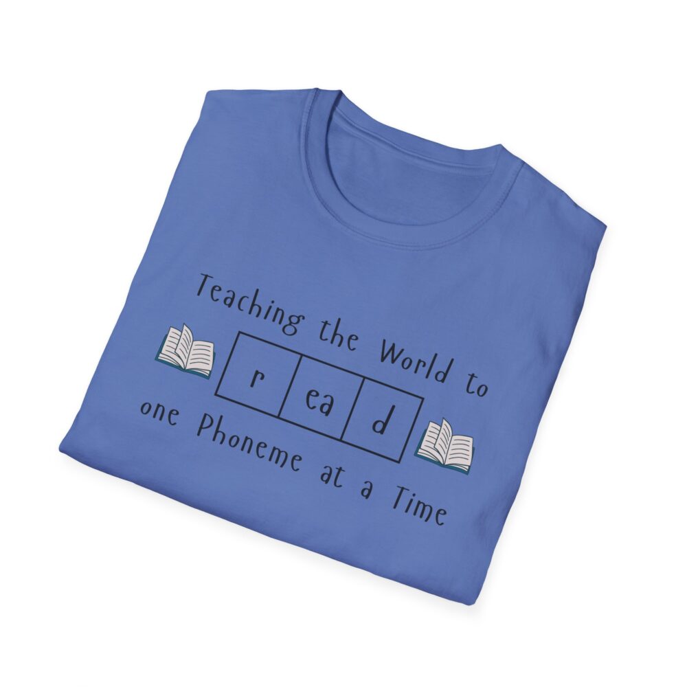 Teaching the World to "Read" One Phoneme at a Time - Unisex Soft style T-Shirt - Image 40