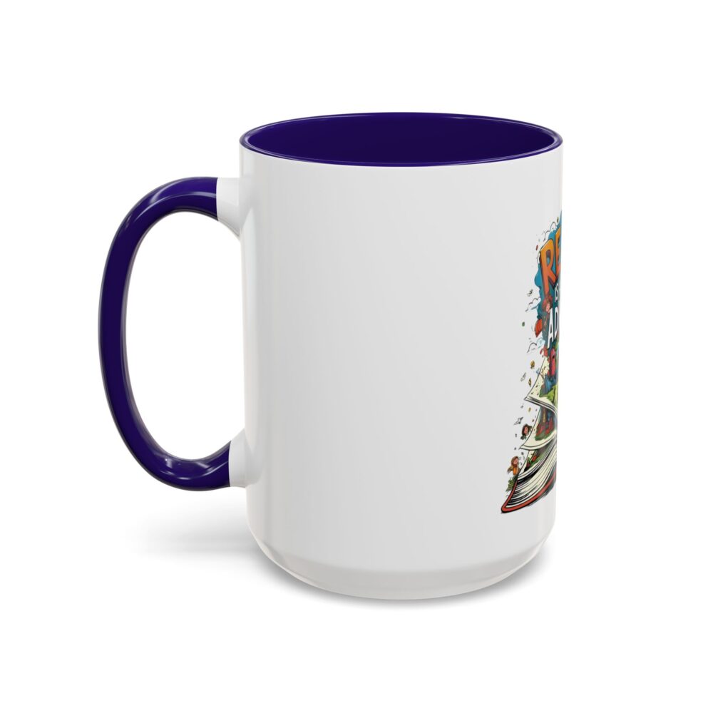 Reading is a Ticket to Adventure - Colorful Mugs (11oz, 15oz) - Image 36