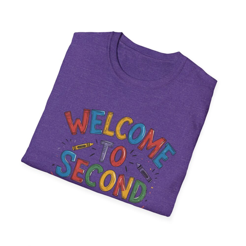 Welcome to Second Grade - Unisex Soft style T-Shirt - Image 44