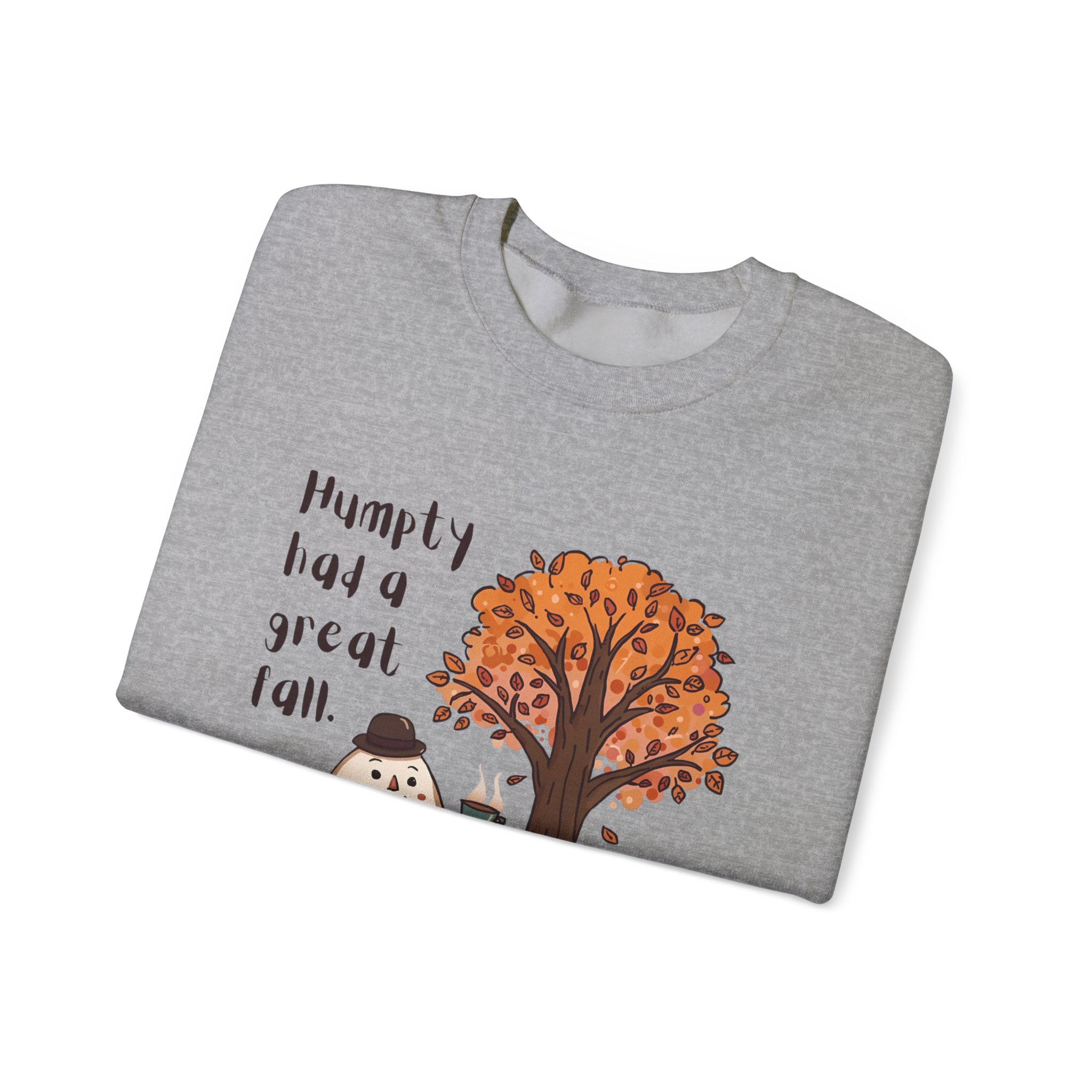 Humpty had a great Fall-Crewneck Sweatshirt - Image 15
