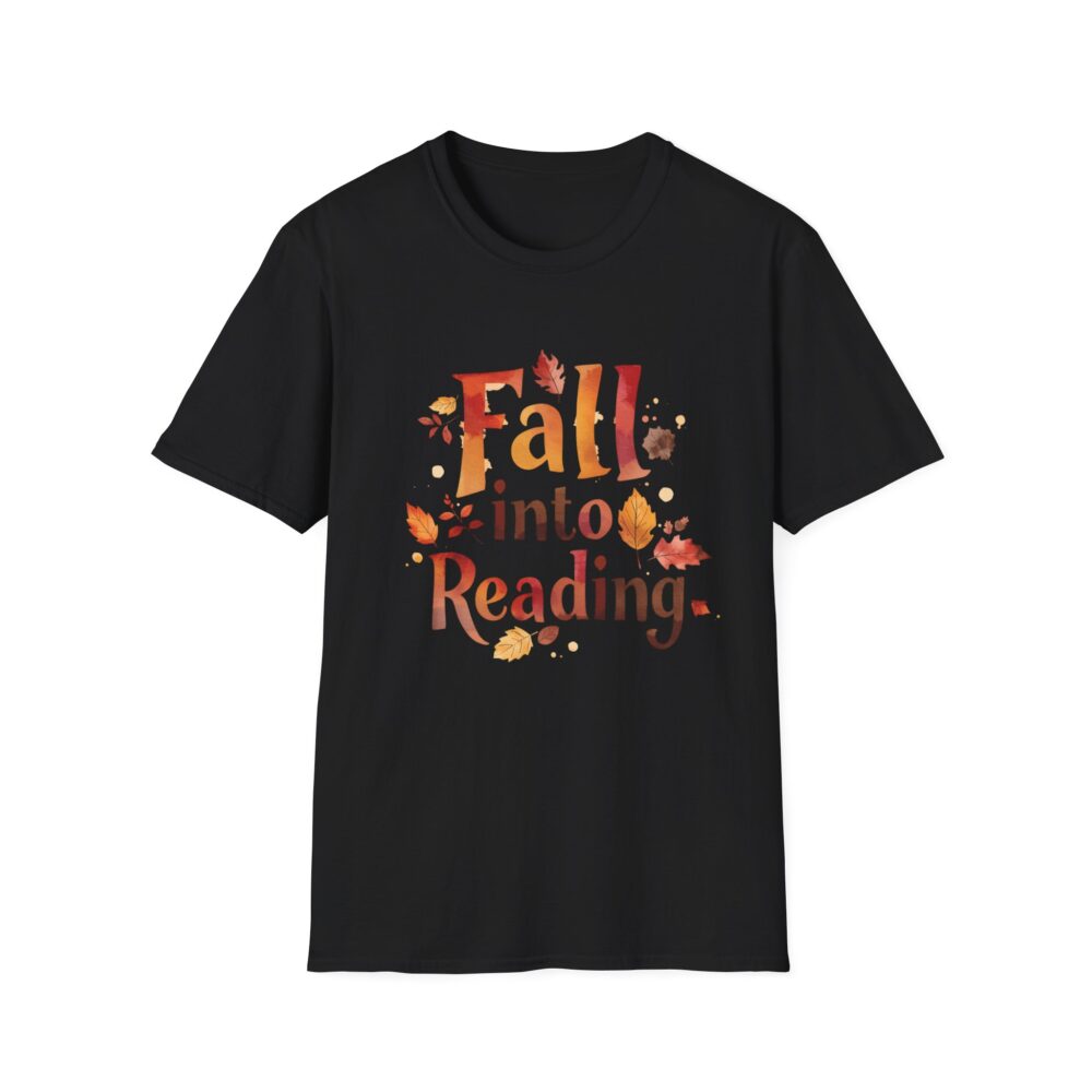 Fall Into Reading-Unisex Soft style T-Shirt - Image 5