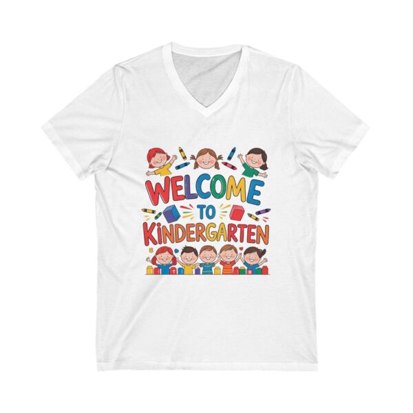 Welcome to Kindergarten - Unisex V-Neck Tee